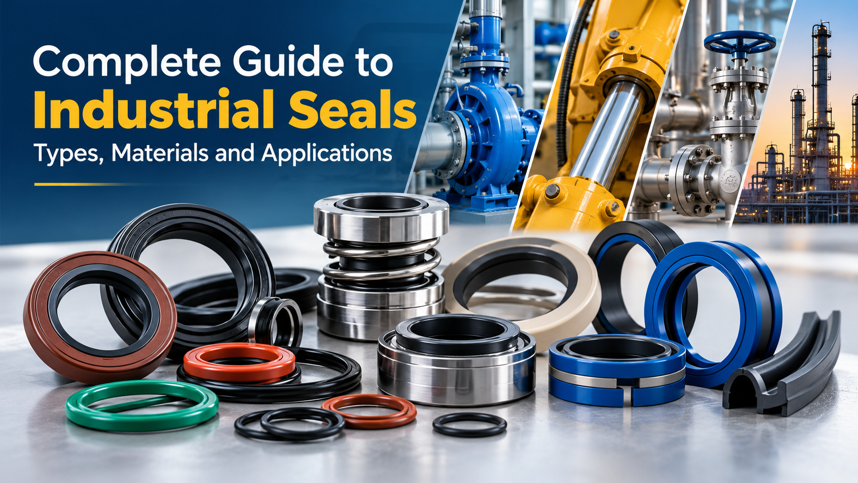Complete Guide to Industrial Seals: Types, Materials and Applications